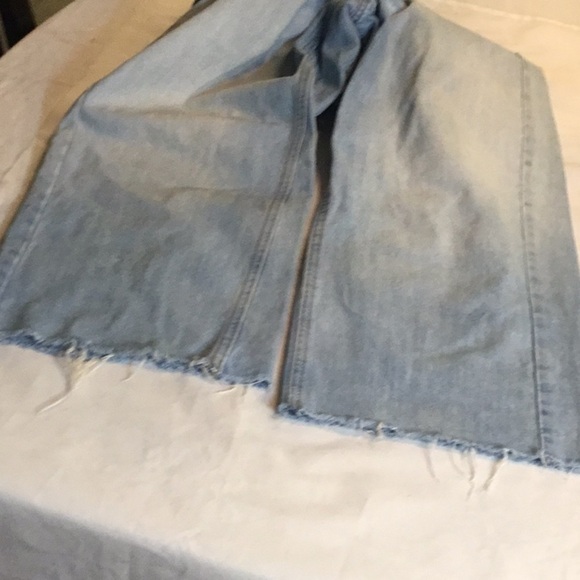 GARAGE 07 HIGH RISE WIDE STRAIGHT CROPPED LEG JEANS - Picture 6 of 6